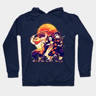 Demon Slayer Retro Art Hoodie